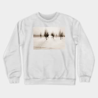 Landscape in snow Crewneck Sweatshirt